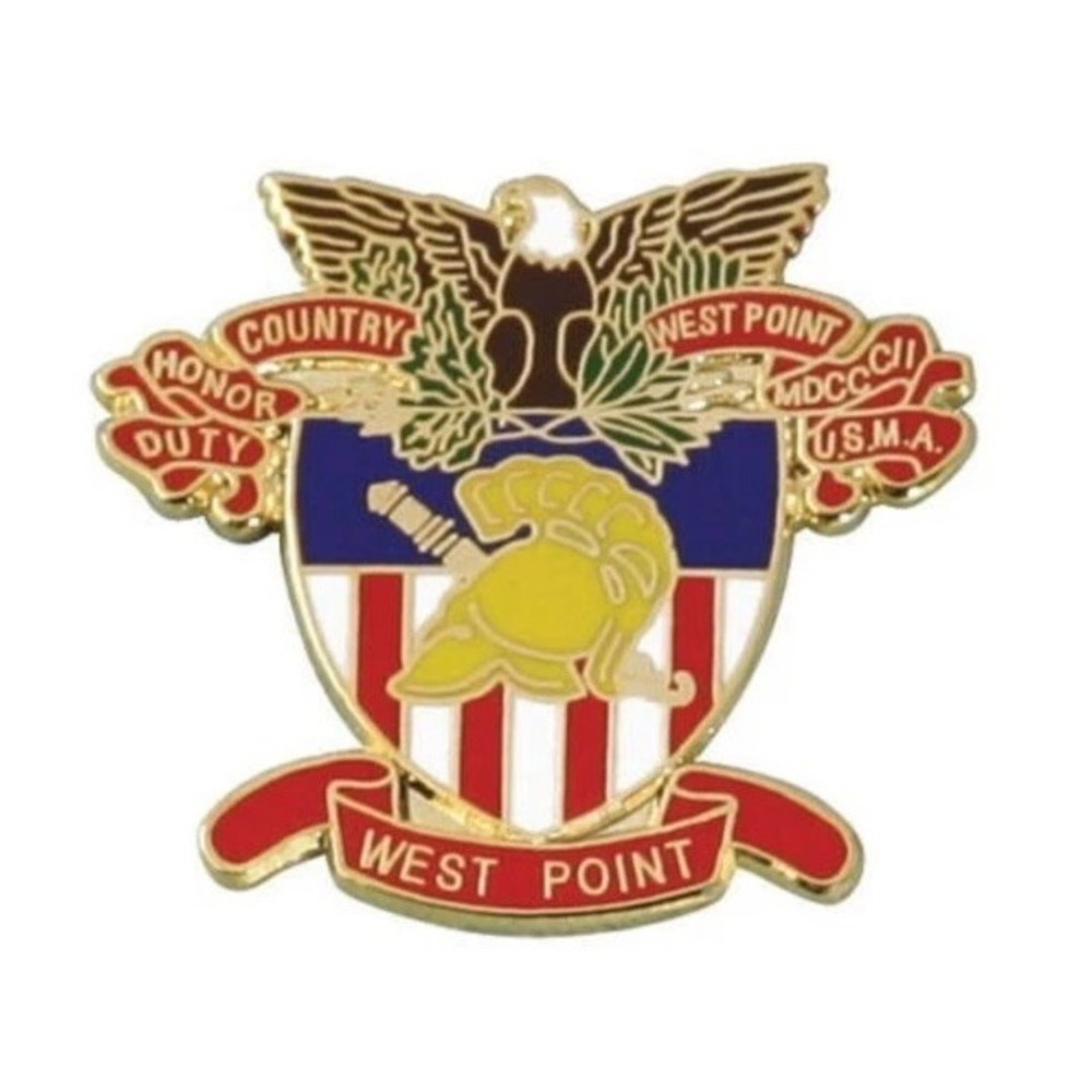 West Point Pins USMA Cadet Logo Pin US Army Military Academy Logo College Pin